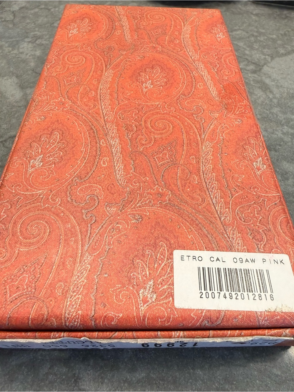 ETRO wool silk blend paisley scarf - Picture 3 of 6
